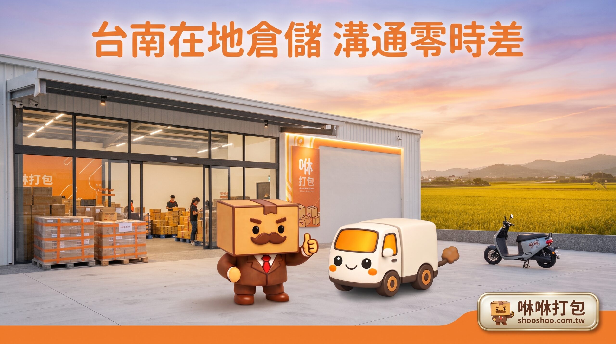 台南在地倉儲溝通零時差-咻咻打包安定區倉庫